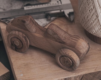 Retro Car CNC File: Wooden Toy Pattern (Digital Download)