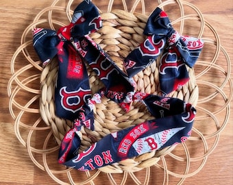 Boston Red Sox Sailor Hair Bow/Headband