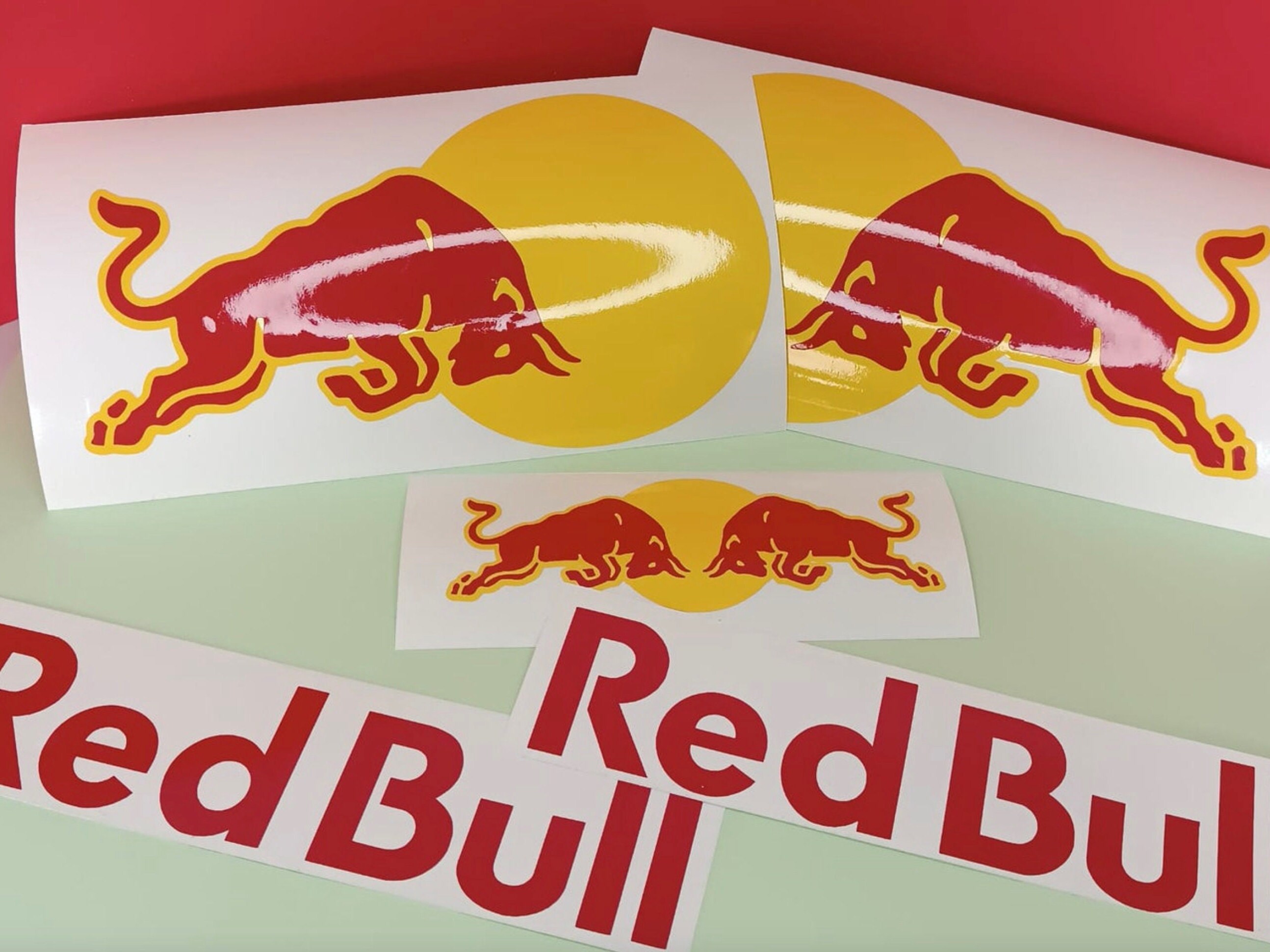 Red Bull Helmet Replica Sponsor Kit Sticker Set for AGV, Shoei Etsy UK