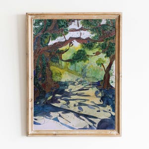 Walk in the Woods | Berkley, CA | Art Print of Original Artwork