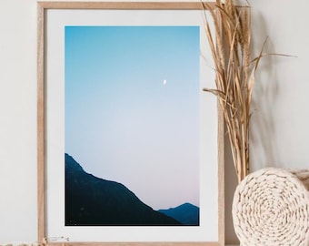 Blaue Stunde, Iseosee, Italien