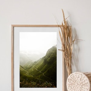 Fotografie Vietnam Décor Wandbild Paysage Montagne Ha Giang Voyage Vert