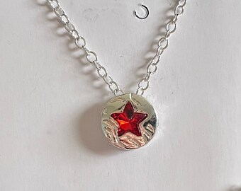 Winter Soldier INSPIRED silver necklace