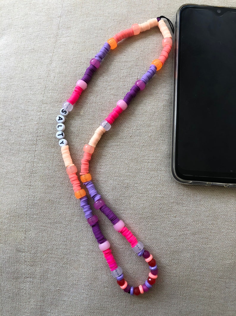 Iphone Beaded Chain Multi Colored Phone 