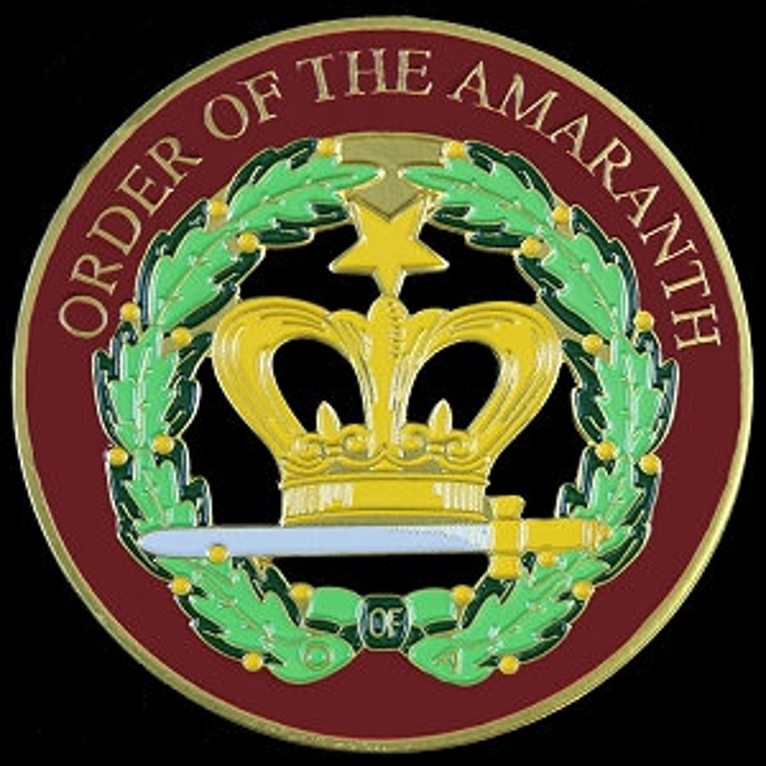 Order of the Amaranth Car Emblem Etsy