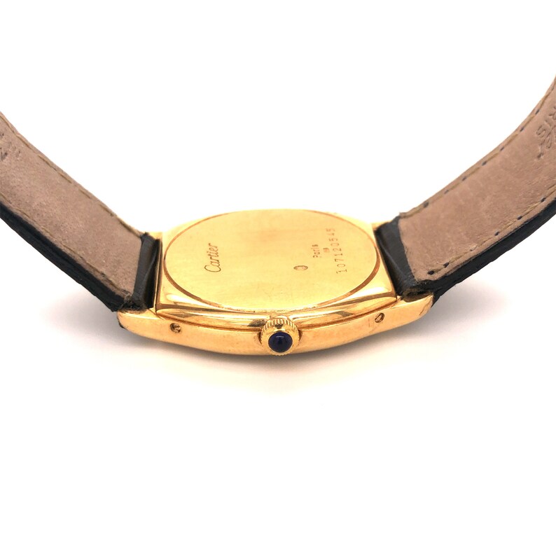 18k Gold Vintage Cartier Tortue Watch & New Cartier Wrist Band Etsy UK