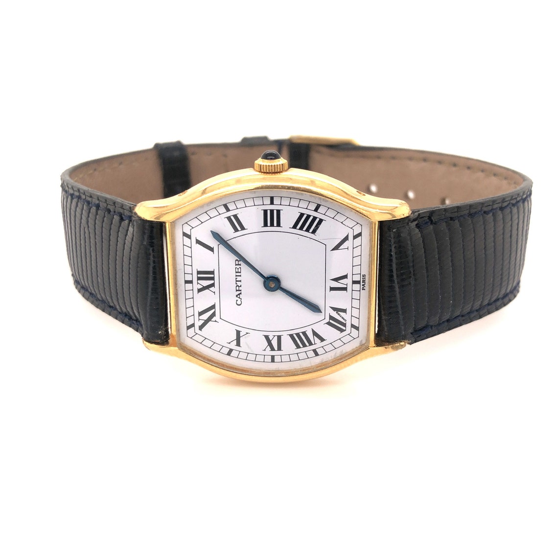 18k Gold Vintage Cartier Tortue Watch & New Cartier Wrist Band Etsy UK