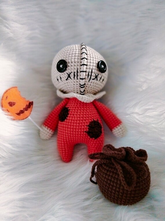 estoy feliz Funeral Perspicaz Sam Halloween muñeca de ganchillo Sam Halloween peluches - Etsy España
