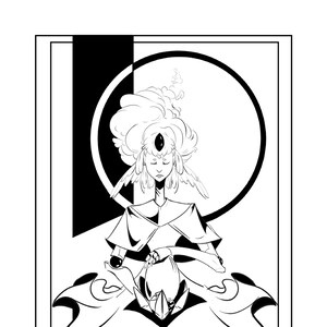 Dreamscape Pantheon: Adult Coloring Book Single Pages