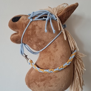 Hobby Horse Halter + Lead Rope - Halter with Browband - Hobby Horse Halter and Lead Rope Set - Hobby Horse Accessories - Perfect for Kids