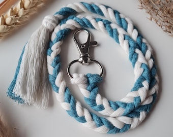 Hobby horse Lead - Handmade Braided Tack - Eco Blue Options - Perfect Gift for Horse Lovers