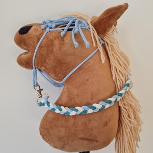 Halter with Browband - Hobby Horse Halter and Lead Rope Set - Hobby Horse Accessories - Perfect for Kids - Hobby Horse Halter + Lead Rope