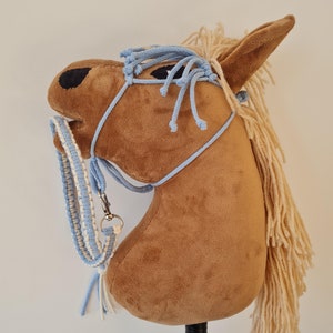 Hobby Horse Halter and Lead Rope Set - Hobby Horse Accessories - Perfect for Kids - Hobby Horse Halter + Lead Rope - Halter with Browband