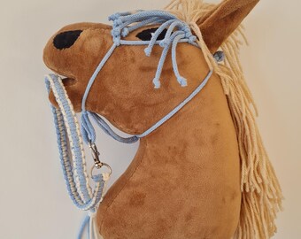 Macrame Hobby Horse Halter and Lead Rope Set