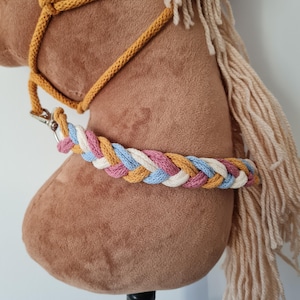 Lead for Hobby Horse - Colorful Cotton Lead Rope - Perfect Gift for Horse Lovers - Hobby Horse Accessories - Lead Rope for Hobby Horse