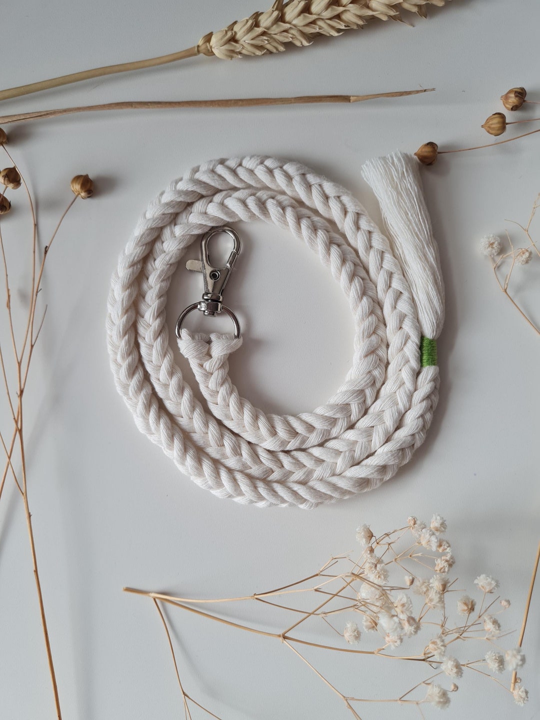 Handmade Cotton Rope Hobby Horse Lead: Braided Design With Metal Clip ...