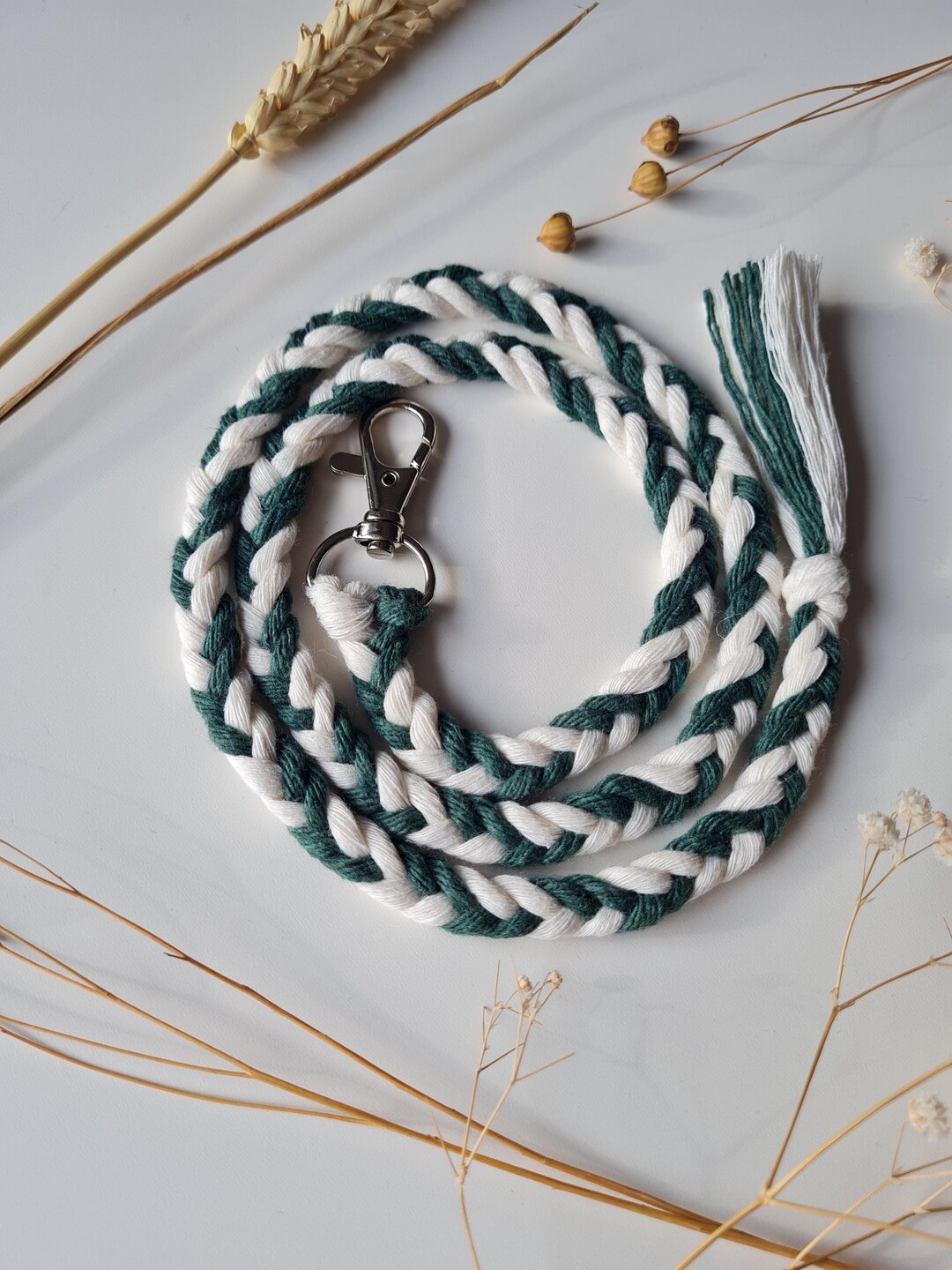 New! Braided Lead Rope, Green