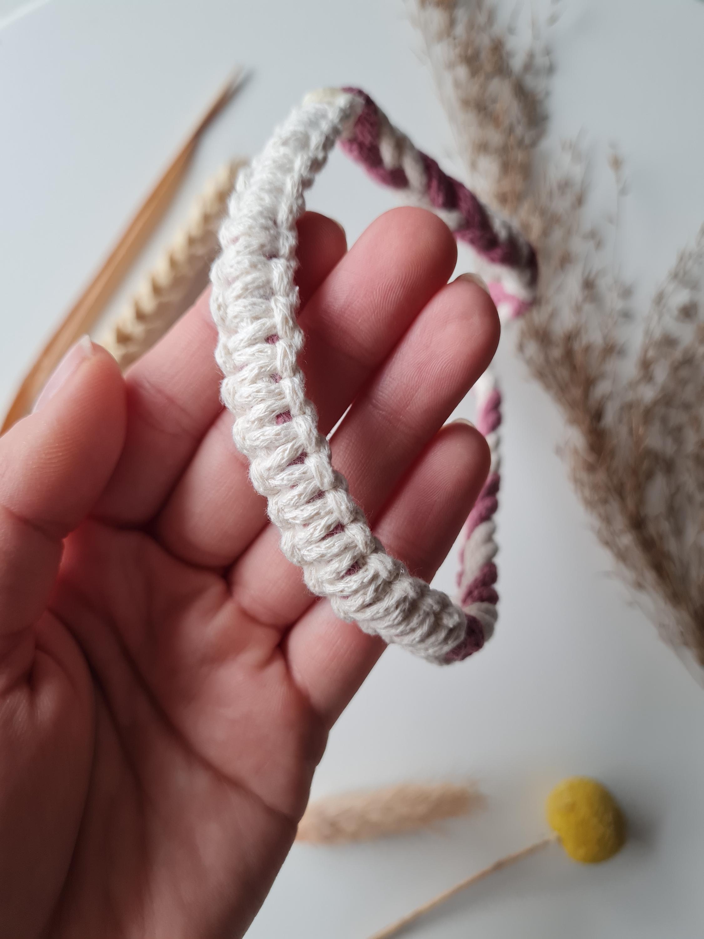 Redini Da Barile Rosa Chiaro Intrecciate A Mano &ndash; Nodi Antiscivolo, Paracord