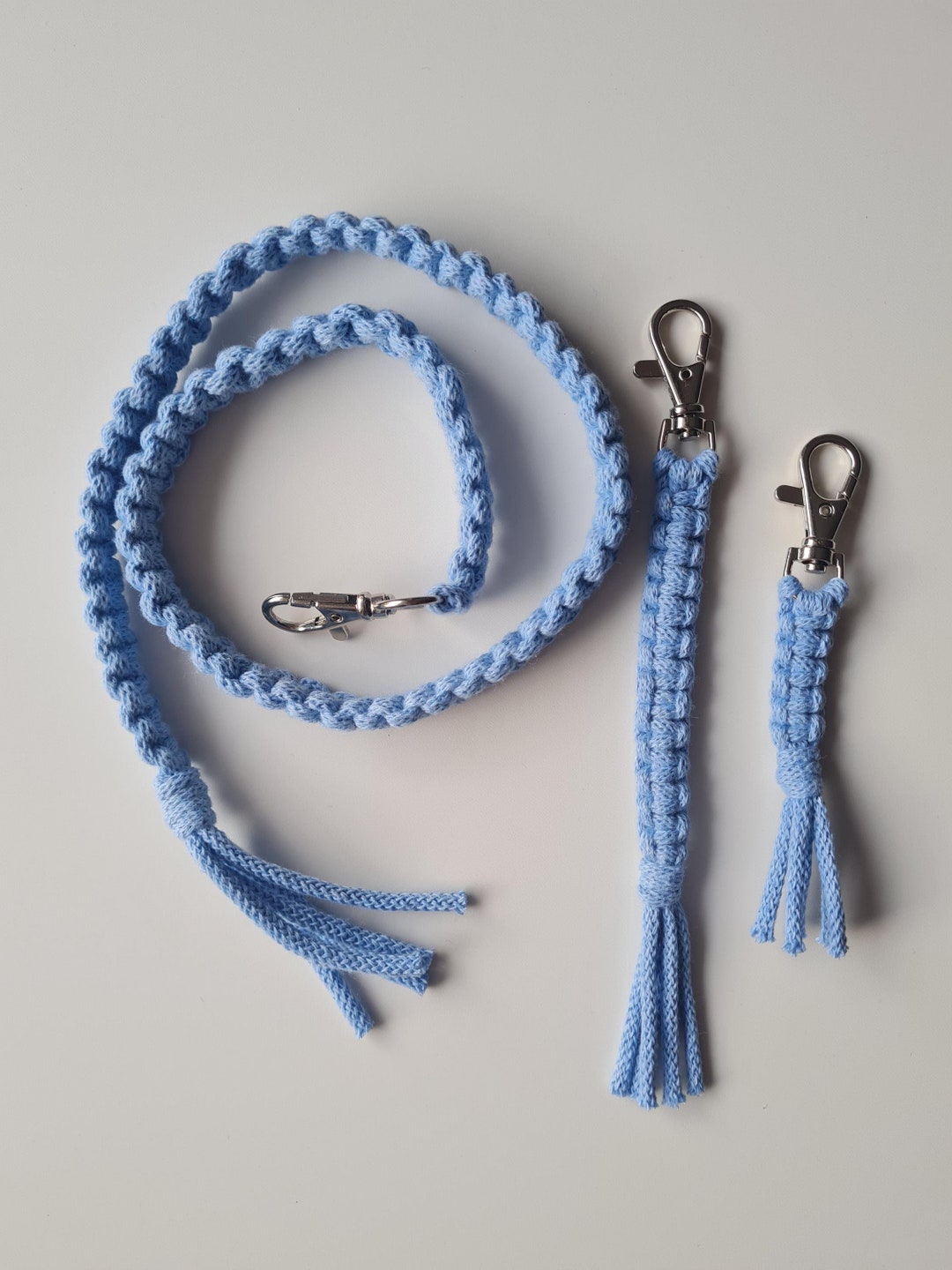 Light Blue Hobby Horse Accessories: Rope Lead & Charms Set - Etsy