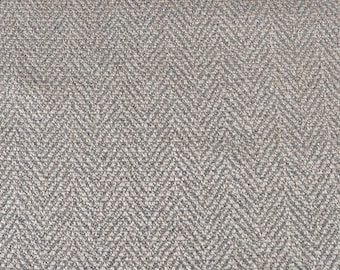 Quality Grey and Blue Woven Chevron Upholstery Fabric by the yard-For home decor, upholstery projects, chairs, sofas, furnishing, & pillows