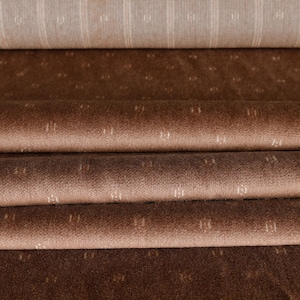 Premium Brown Chenile Upholstery Fabric by the yard-For home decor, upholstery projects, chairs, sofas, furnishing, pillows