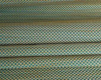 Teal checkerboard Premium Quality upholstery fabric by the yard-For home decor, upholstery projects, chairs, sofas, furnishing, & pillows