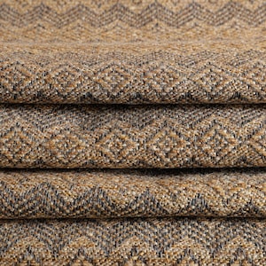 Brown Woven Premium Designer upholstery fabric by the yard-For home decor, upholstery projects, chairs, sofas, furnishing, & pillows