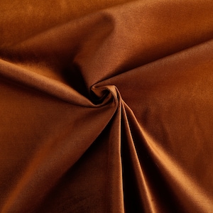 Chocolate Brown Velveteen Upholstery Fabric by the yard-For home decor, upholstery projects, chairs, sofas, furnishing, & pillow