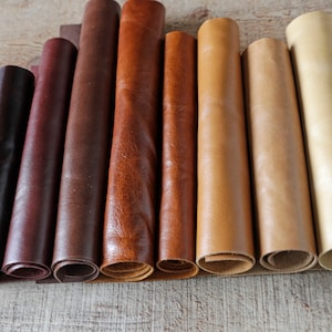 Premium Italian full grain smooth Leather Sheets, medium & large leather, soft leather sheet leather jewelry, earring, wallet, book binding