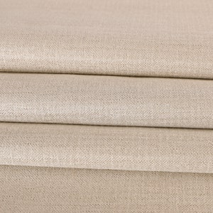 Designer Beige Woven upholstery fabric by the yard-For home decor, upholstery projects, chairs, sofas, furnishing, & pillows