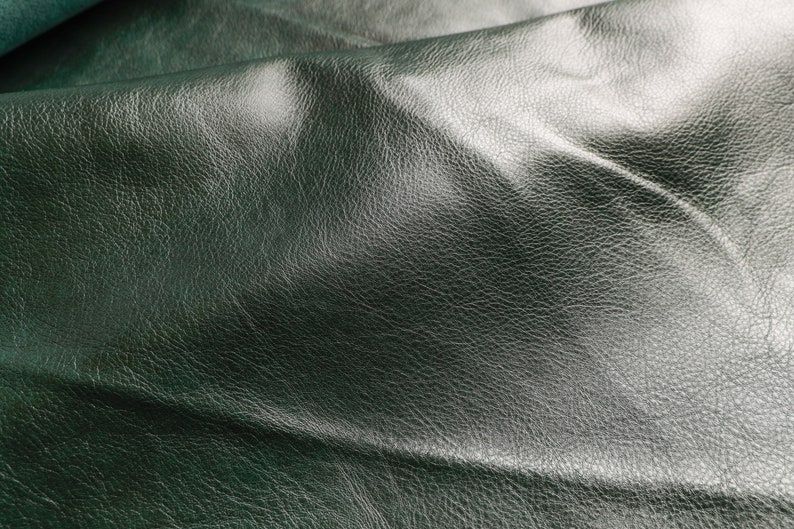 Premium Italian Full Grain Semi Aniline Cowhide Leather Etsy