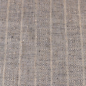 Blue and Beige Geometric Woven Upholstery Fabric by the yard - For home decor, upholstery projects, chairs, sofas, furnishing, & pillows