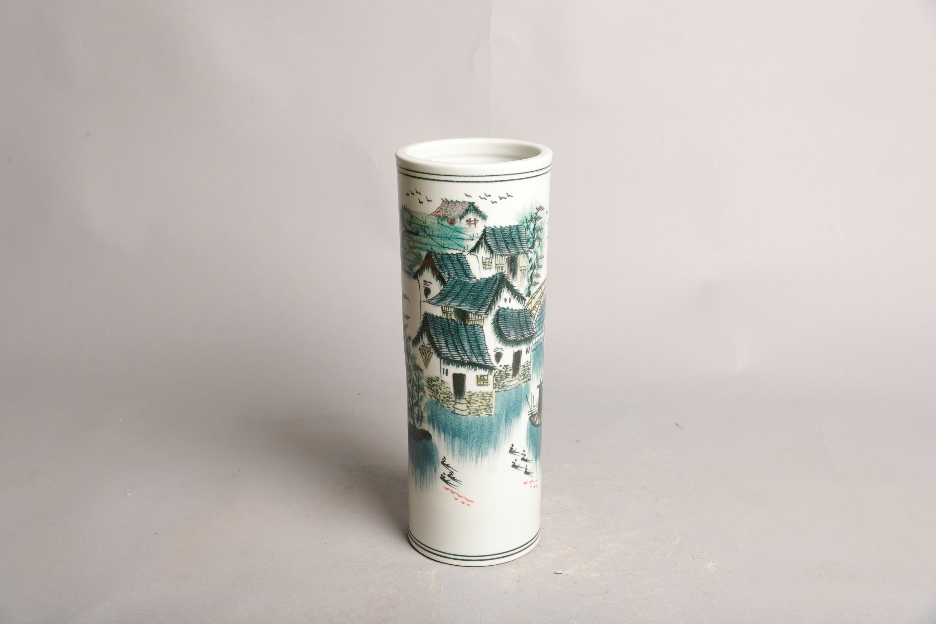 Canal Village - Contemporary Porcelain Art Piece, Collectible Porcelain Art, Museum Quality Fine Home Deco, Gift For Her