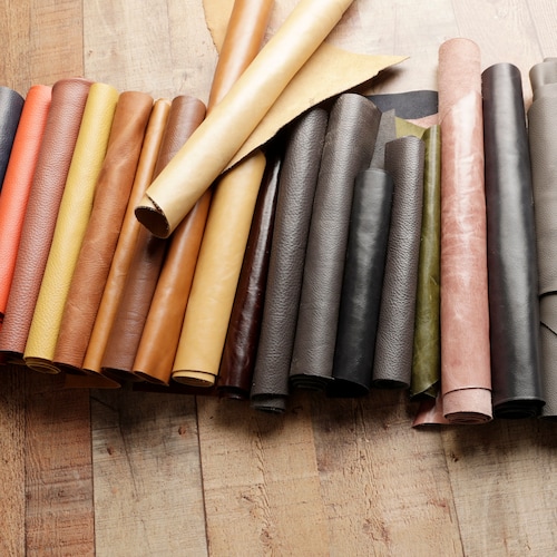 Premium Full Grain Italian Cowhide Leather Scrap Upholstery Etsy