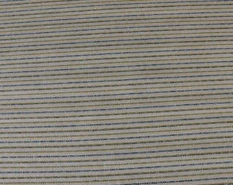 High Quality Blue and Green Stiped Upholstery Fabric by the yard - For home decor, upholstery projects, chairs, sofas, furnishing, & pillows