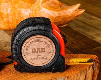 Best Dad ever gift, Father's Day Gifts, Personalized Tape Measure No One Measures Up Gift from Daughter, Personalized Gift for Dad, Husband,