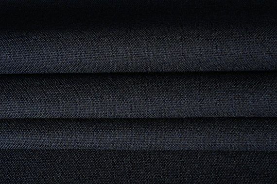Woven high end premium grade Dark Navy Blue upholstery fabric by the yard, for home decor, upholstery, chair, sofa, Furnishing, pillow