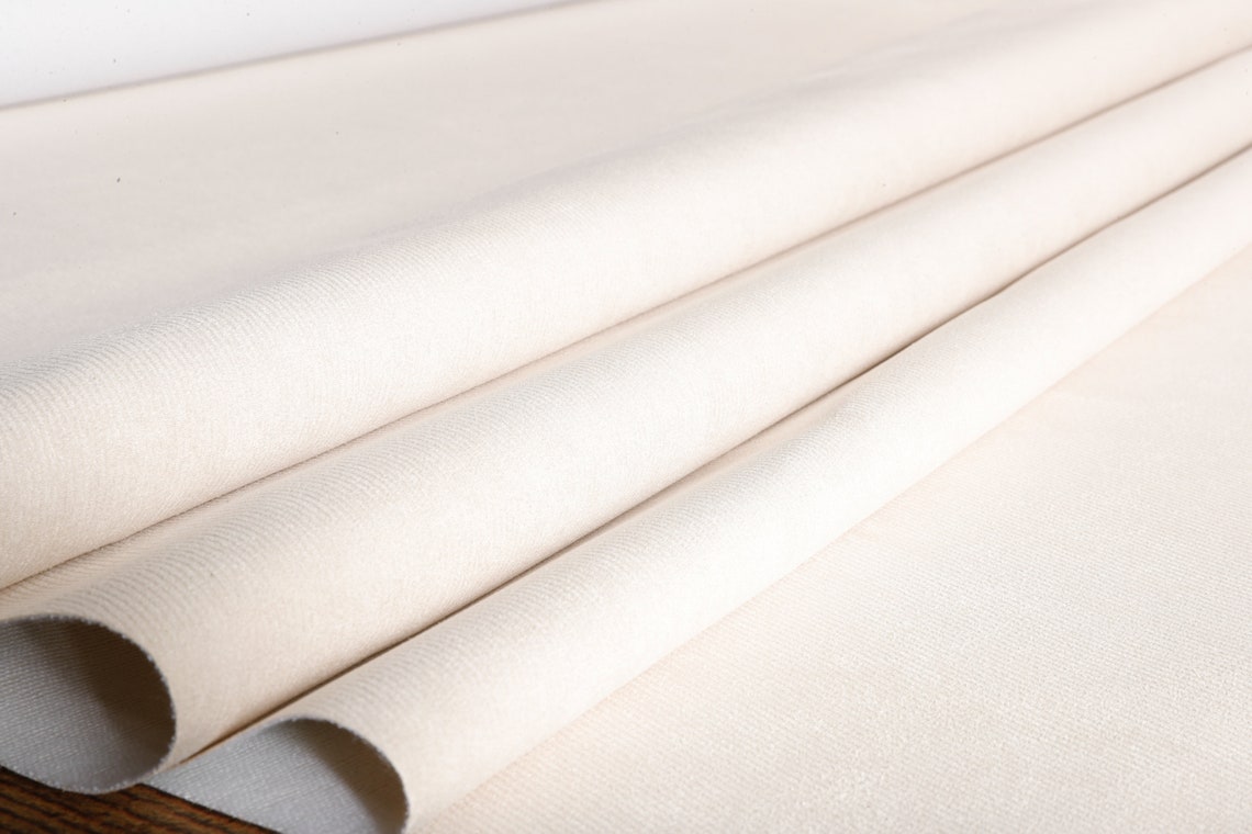 White Upholstery Twill Linen