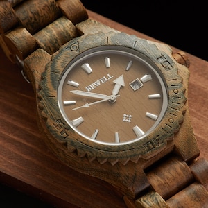 Personalized Wooden Watch for dad, personalized 5th Anniversary Gift for him, gift for dad, Groomsmen Gift Personalized gift for men, son