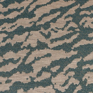 Teal n Tan Tiger Print, Designer Upholstery Fabric by the yard-For home decor, upholstery projects, chairs, sofas, furnishing, & pillows