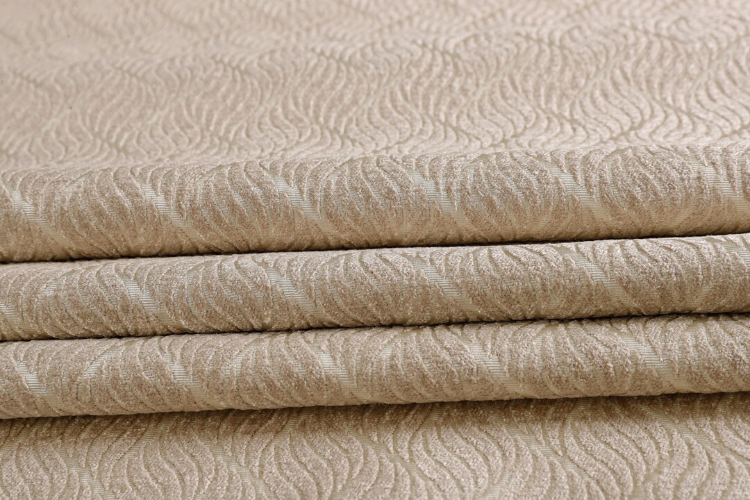 Premium Quality Twined Waves Pattern Upholstery Fabric by the Yardfor