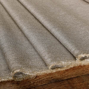 Shining Silver and Brown Woven Upholstery Fabric by the yard - For home decor, upholstery projects, chairs, sofas, pillows, & furnishing