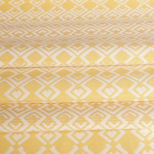 Woven Yellow Diamonds Premium Quality upholstery fabric by the yard-For home decor, upholstery project, chairs, sofas, furnishing, & pillows