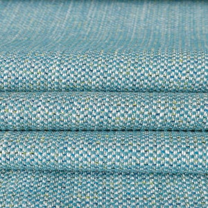 High Quality Turquoise Woven Upholstery Fabric by the yard - For home decor, upholstery projects, chairs, sofas, furnishing, & pillows