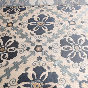 Woven designer flower Pattern Crypton Coated Upholstery Fabric by the Yard, home decor, upholstery project, chair, sofa, Furnishing, pillow