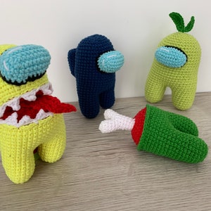 Amigurumi among us crochet toy