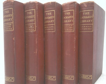 Set di libri vintage con titolo in primo piano / Classico mistero e storie poliziesche / Hawthorne / Set di libri vintage decorativi / Decorazione del libro / 5 libro / set
