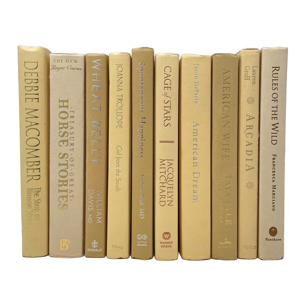 White Decorative Books Etsy