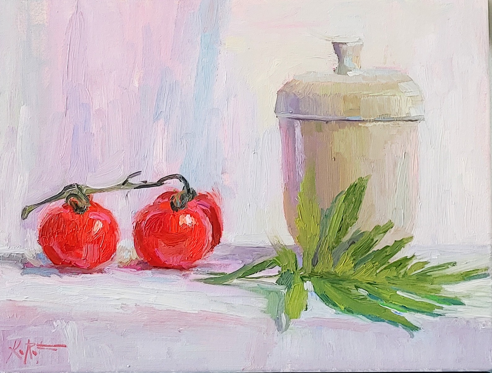 Kitchen art Oil Painting on Canvas Original Art Wall Decor for Etsy