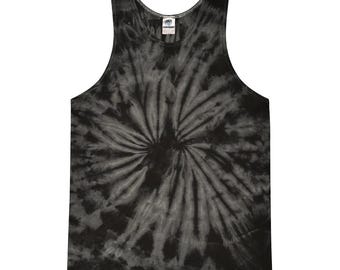 Camisetas sin mangas unisex con efecto tie-dye (S M L XL 2XL 3XL)